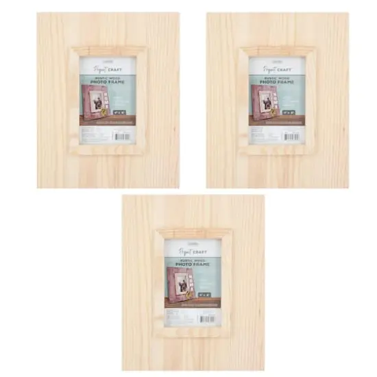 ArtSkills&reg; Rustic Wood 4" x 6" Picture Frame Set {1}