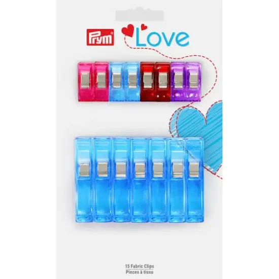 Prym&reg; Love Mixed Fabric Clips, 15ct. {1}