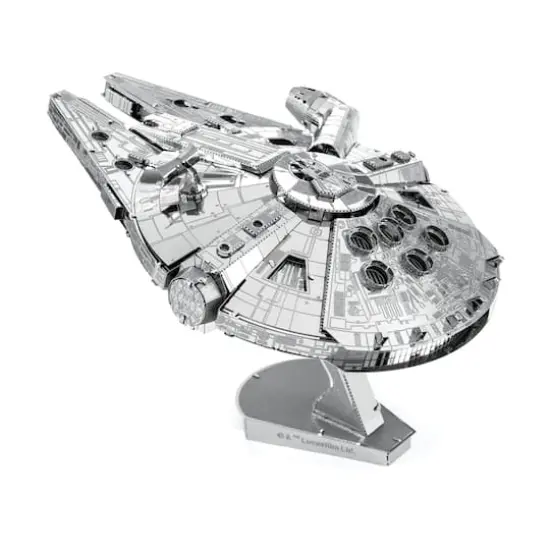 ICONX Star Wars&trade; Large Millennium Falcon 3D Metal Model Kit {3}