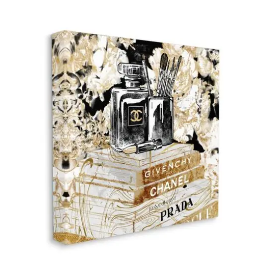 Stupell Industries Fashion Heels & Books Canvas Wall Art {1}