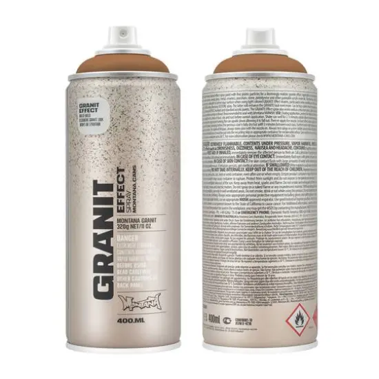 Montana&trade; Cans Granit Effect Spray Paint, 400mL Brown {4}