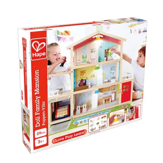 Hape Family Mansion Dollhouse Playset {8}
