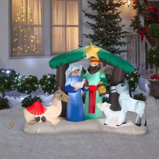 6.5ft. Airblown&reg; Inflatable Nativity Scene {3}