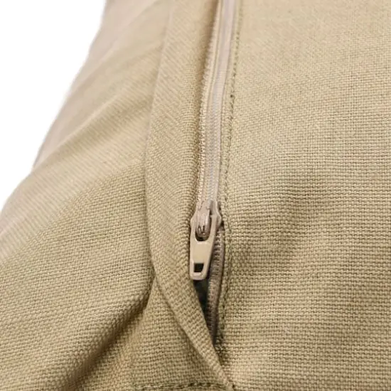 Hello Honey&reg; 20'' Brown Square Boucle Cotton Pillow Cover {3}