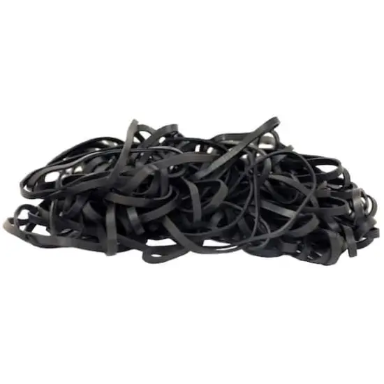 JAM Paper Size 33 Rubber Bands, 100ct. Black {4}