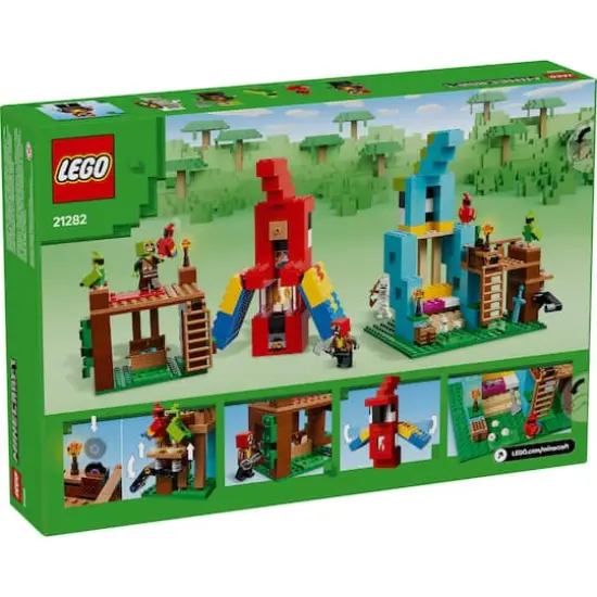 LEGO&reg; Minecraft&reg; The Parrot Houses, Buildable Video-Game Set 21282 {4}