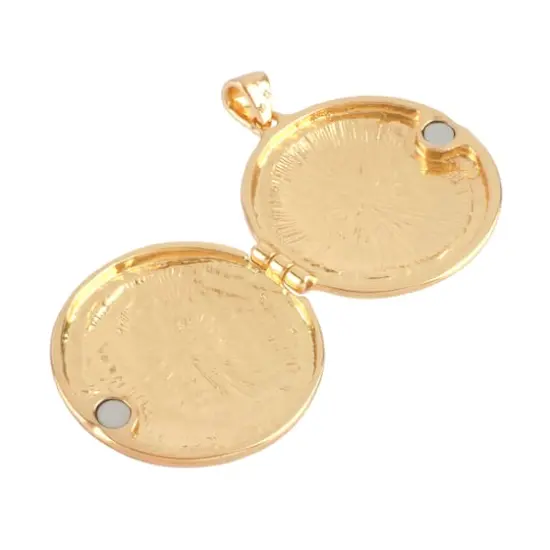 Gold Starburst Locket Pendant by Bead Landing&trade; {3}