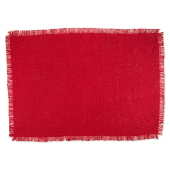DII&reg; Tango Red Jute Placemat (Set of 6) {5}