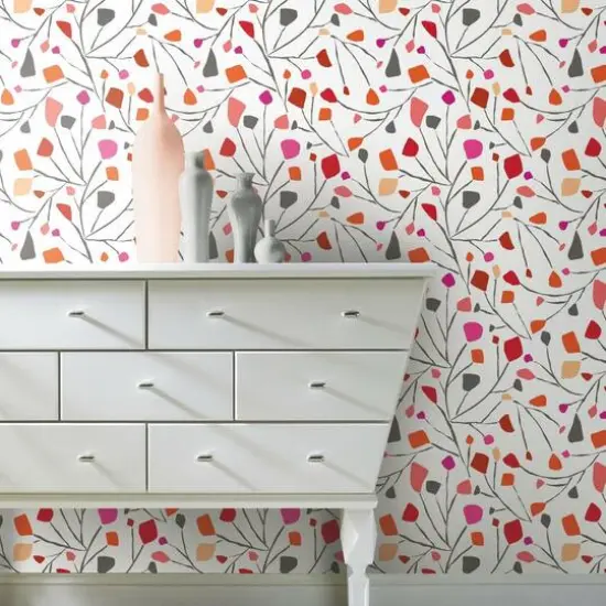 RoomMates Red Terrazzo Branch Peel & Stick Wallpaper {5}