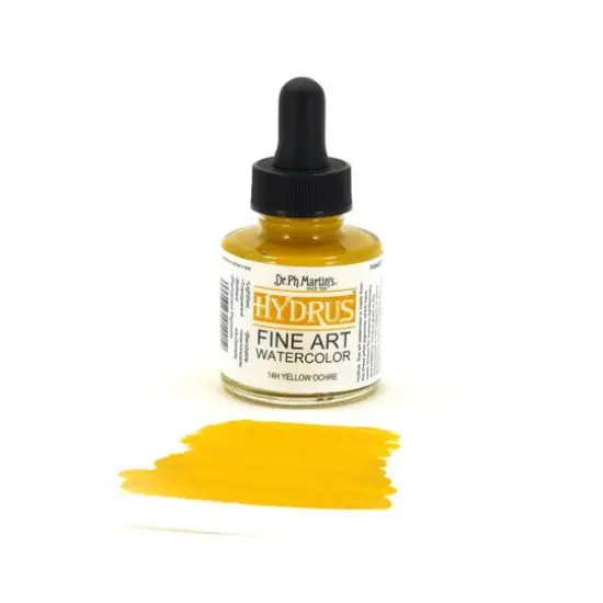 Dr. Ph. Martin's® Hydrus™ Fine Art Watercolor, 1oz. 14H Yellow Ochre {4}