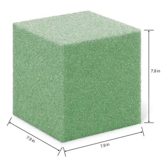 FloraCraft&reg; FloraFōM 8" Green Foam Cube {5}