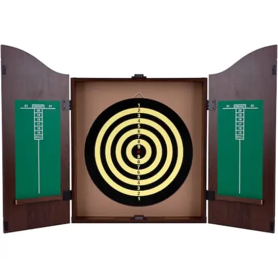 Toy Time Dartboard Cabinet Set {3}