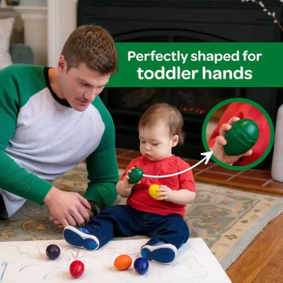 Crayola&reg; Washable Palm-Grasp Crayons, 12ct. {7}