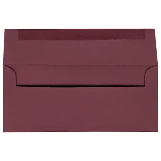 JAM Paper #10 Business Premium Straight Flap Envelopes, 50ct. Burgundy {4}