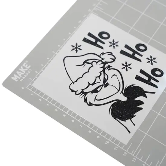 Glitter Permanent Vinyl by Make Market&reg; Black {6}