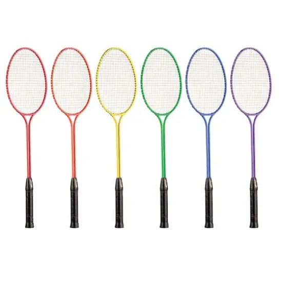 Champion Sports Tempered Steel Twin Shaft Badminton Racket Set {1}