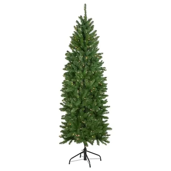 7.5ft. Pre-Lit White River Fir Artificial Christmas Tree, Clear Lights {1}