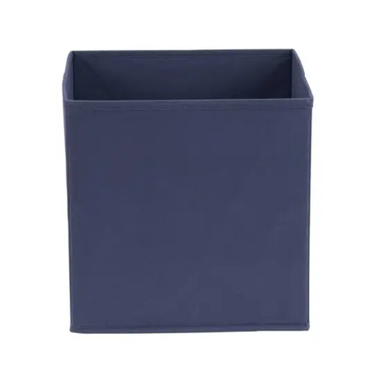 Household Essentials Storage Cubes with Vertical Handle, 6ct. Blue {8}