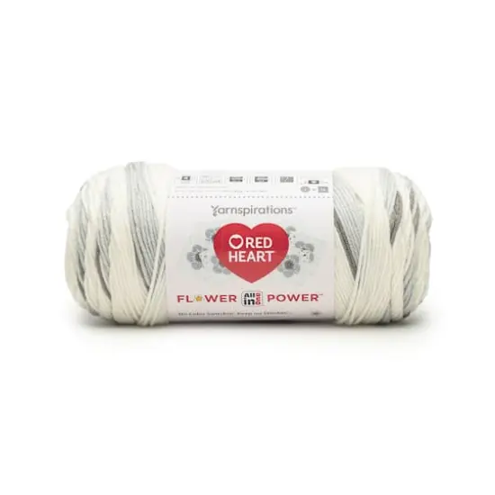 3 Pack Red Heart&reg; All In One Flower Power&trade; Yarn Silver Sage {4}
