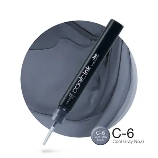 Copic&reg; Gray Ink Refill C-6 Cool Gray No6 {1}