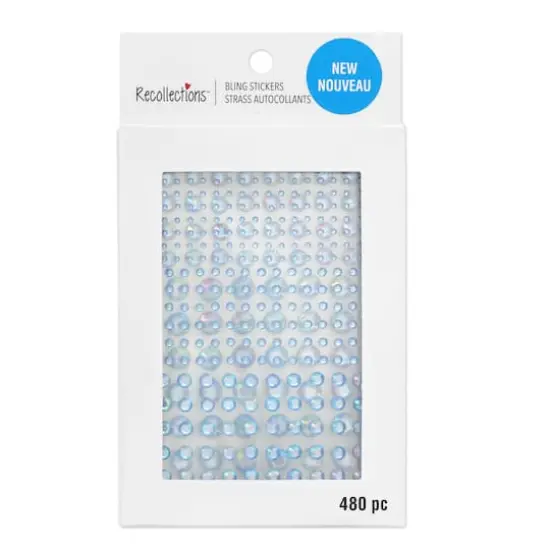 Bling Stickers Variety Pack by Recollections&trade; Blue AB {4}