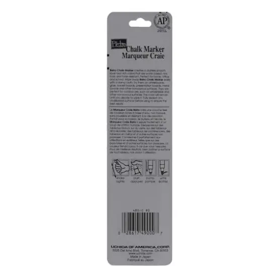 Marvy&reg; Uchida Bistro Broad Chalk Marker White {6}