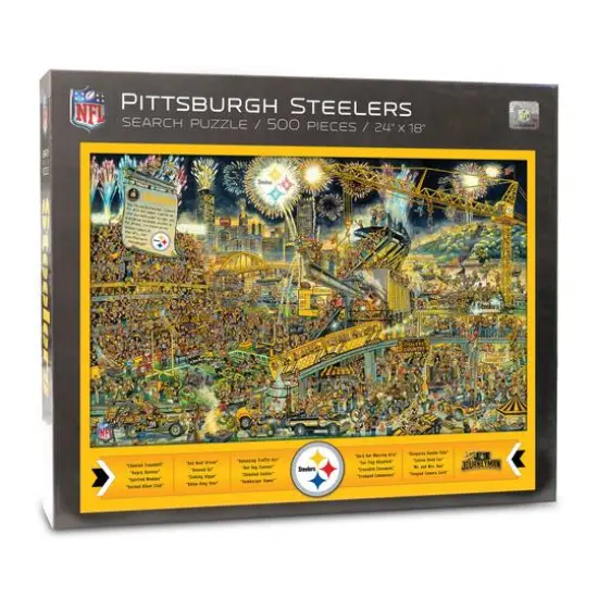 Joe Journeyman NFL 500 Piece Jigsaw Puzzle Pittsburgh Steelers {1}