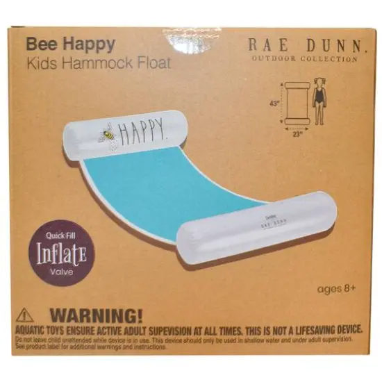 Rae Dunn Bee Happy Kids Hammock Float {7}
