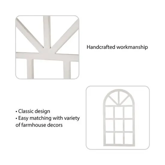 Glitzhome&reg; 36" Wooden Window Frame {6}