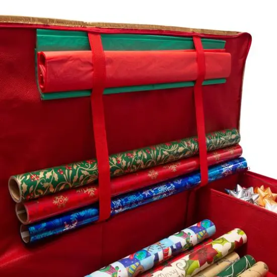 Simplify Holiday Gift Wrap Storage Tote {7}