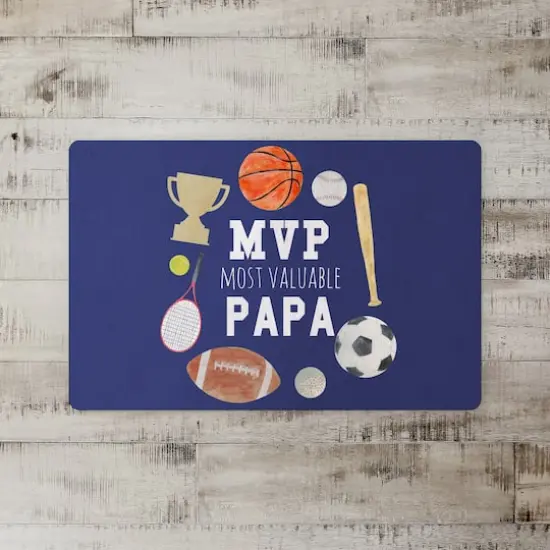 Most Valuable Papa Floor Mat {3}