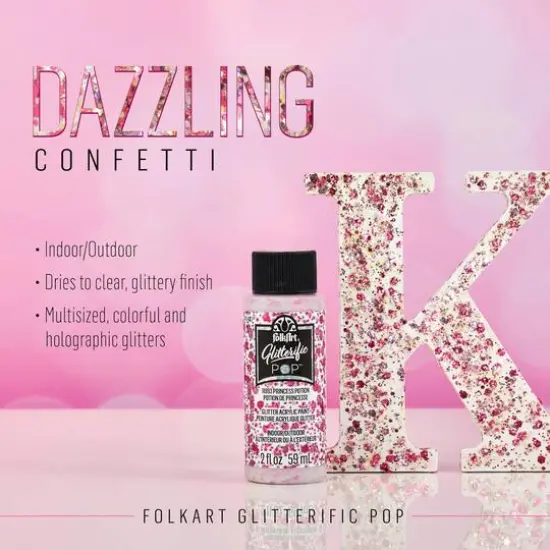 FolkArt&reg; Best Pink Metallic Acrylic Color Set {7}