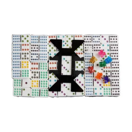 Double 12 Mexican Train Dominoes {6}