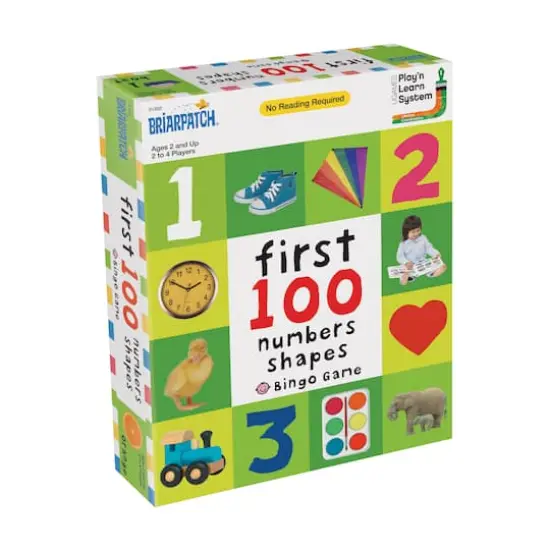 First 100 Numbers Shapes Bingo Game {1}