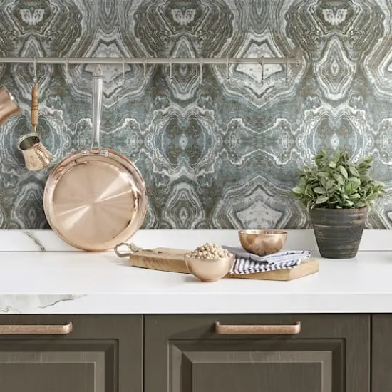 Surface Style Mineral Springs Peel & Stick Wallpaper Patina {6}