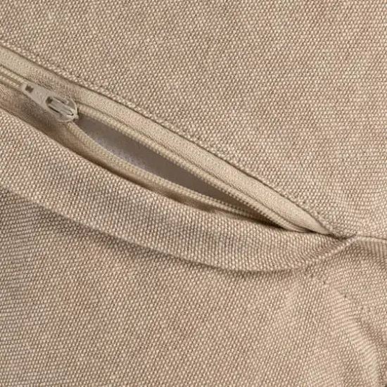 Hello Honey&reg; 18" Blue & White Floral Accent Pillow with Ruffled Edges {4}