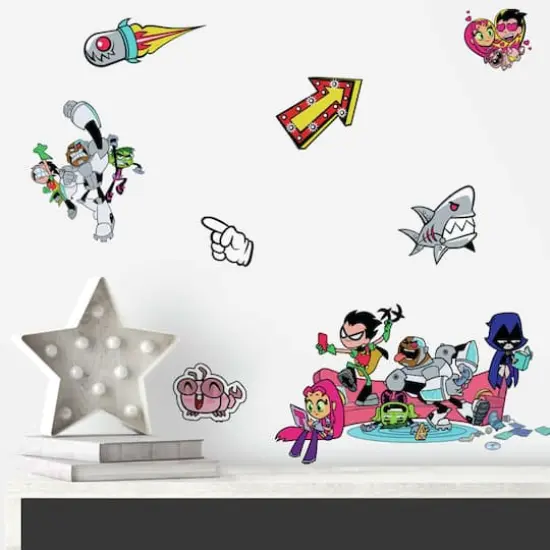 RoomMates Teen Titans Go! Peel & Stick Wall Decals {5}