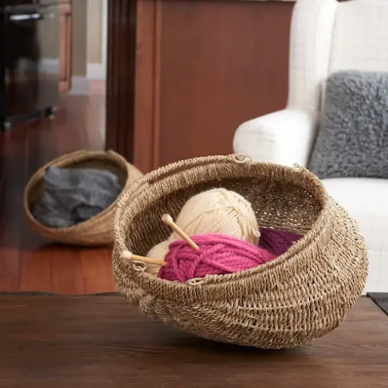 Household Essentials Seagrass Baskets {3}