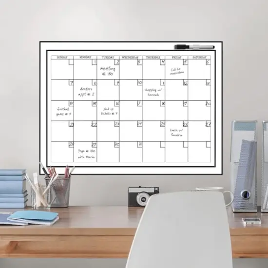 Wallpops White Monthly Dry Erase Calendar Decal {4}