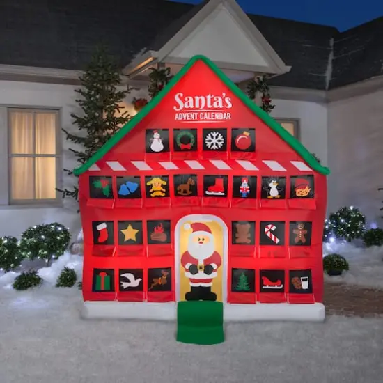 8ft. Airblown&reg; Inflatable Christmas Advent Calendar {4}