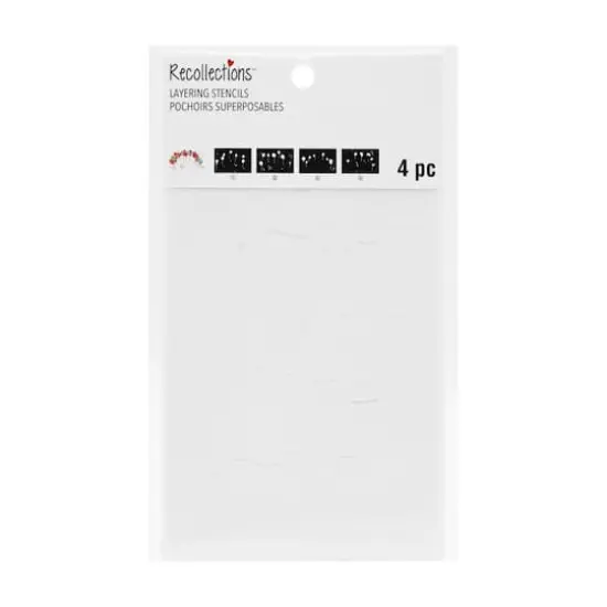 4" x 6" Balloons Print Layering Stencil Set by Recollections&trade; {3}