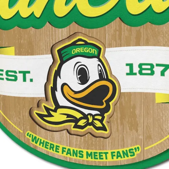 NCAA Fan Cave Sign Oregon Ducks {6}