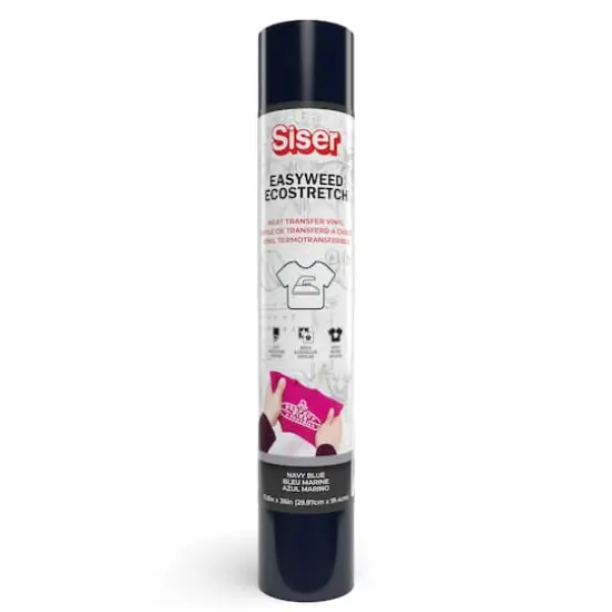 Siser&reg; EasyWeed&reg; EcoStretch&trade; Heat Transfer Vinyl, 36" Navy {1}