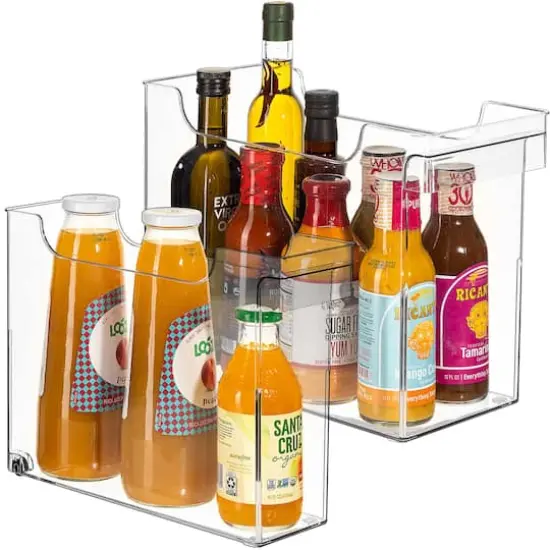 Sorbus Tall Rolling Storage Bin Set {1}