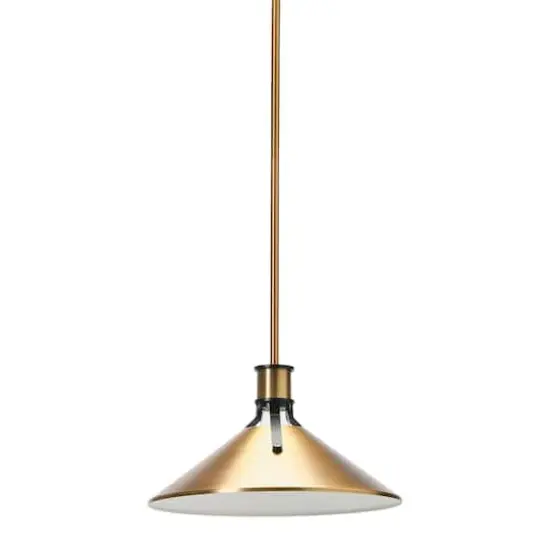 Hello Honey&reg; 4.4ft. Metal Ceiling Light Brushed Bronze and Black {1}