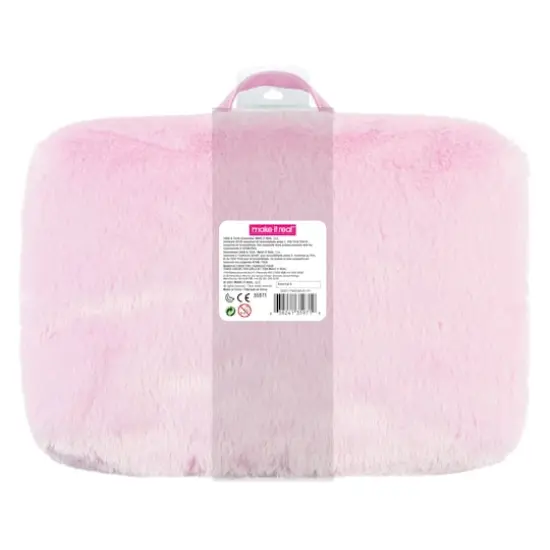 Make It Real&trade; 3C4G 12" x 17" Triangle Faux Fur Lap Desk {4}