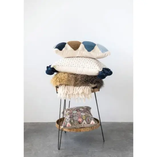 Hello Honey&reg; Multicolor Diamond Pattern Lumbar Pillow {4}