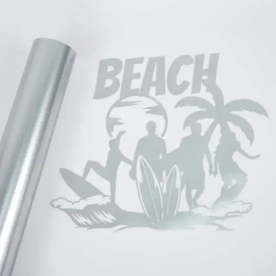 Stretch Heat Transfer Vinyl by Make Market&reg; Silver Medal {4}