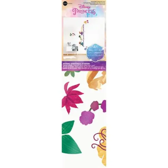 RoomMates Disney Princesses Growth Chart Peel & Stick Wall Decals {8}