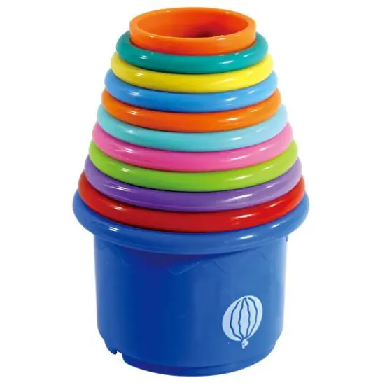 Nothing But Fun Toys Tower of Fun Stacking Cups {3}